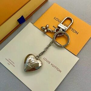 Louis Vuitton Heart Charm Keychain/Bag Charm